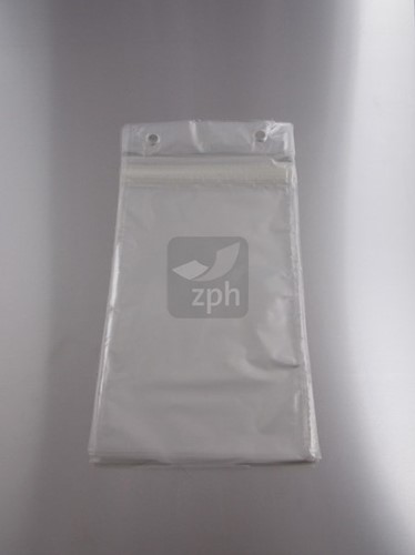 PP PLASTIC VLEESWARENZAK 18x26+4+4 cm hersluitbaar 35 mµ