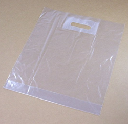 DKT KUNSTSTOF DRAAGTAS 37x44+2x4 cm 50 mµ TRANSPARANT