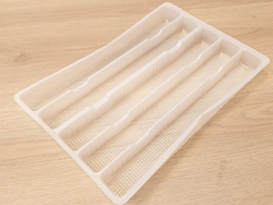 SHASLIK BBQ TRAY PS 5 vaks 330X220X30 mm NATUREL