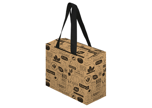 SHOPPER KARTON BIO ECO TAS 39x18x36 cm (zonder draagkoord)
