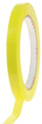 ZAKKENSLUITTAPE 9 mm x  66 meter  GEEL a 16 ROL